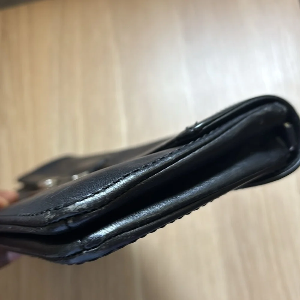 Coach‎ Black Leather clutch/hand bag